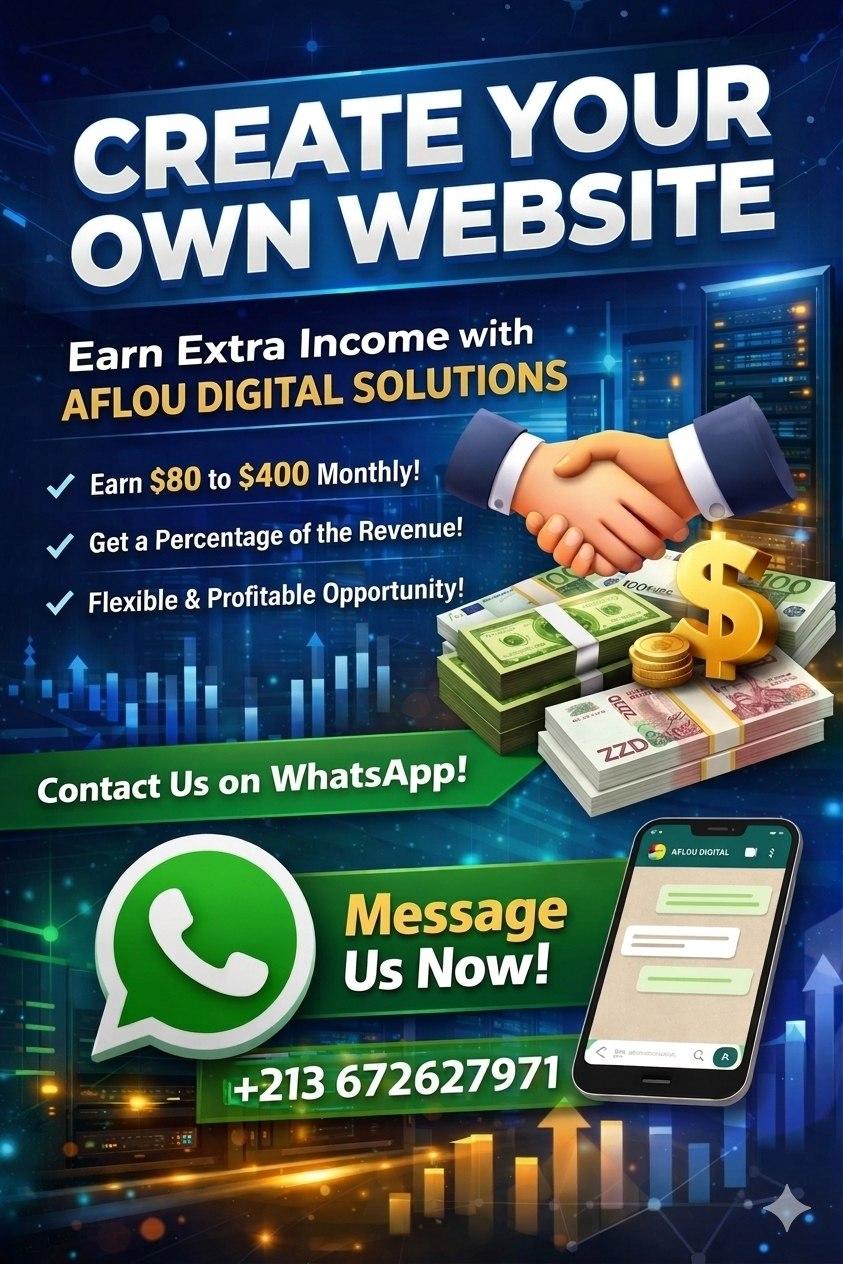 ✨ Create your own website أنشئ موقعك الخاص ✨
